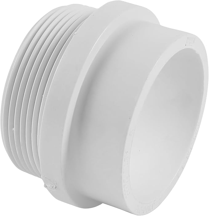 10-Pack EFIELD 1-1/2" PVC DWV Male Trap Adapter (Spigot x MIPT)