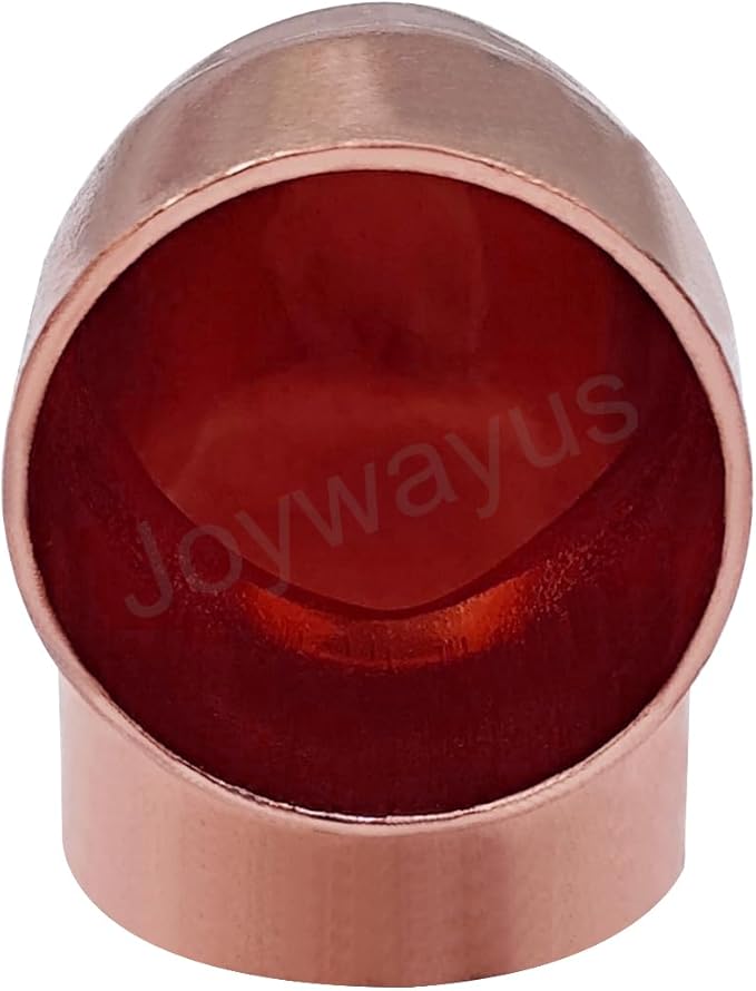 Joywayus 5PCS 1" Copper 90 Degree Elbow Coupling Sweat Solder Pipe Fitting Pressure Plumbing Solder Connection