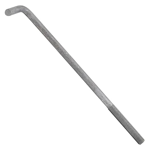 5/8"-11 x 15" L-Bolt Concrete Anchor Bolt - Hot Dip Galvanized by Conquest Fasteners
