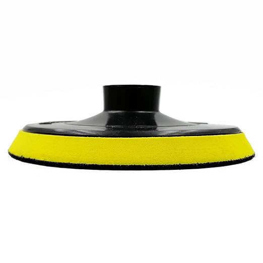 SHDIATOOL 5-Inch Backer Pad Backing pad of Foam Plastic Body with 5/8-Inch-11 Thread for Diamond Polishing Pads Pack of 5