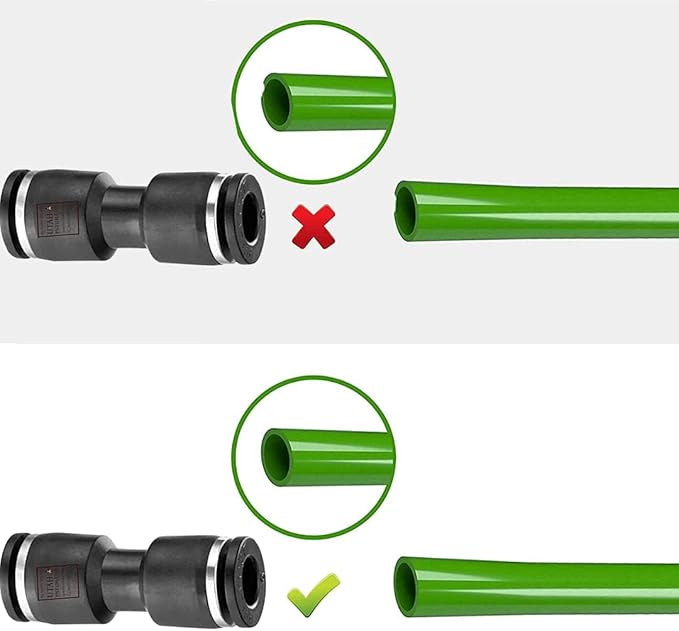 Utah Pneumatic 3/8 Push To Connect Fittings Y Air Splitter Union Air Line Fittings Quick Connect Air Hose Pneumatic Fittings 5 Pack