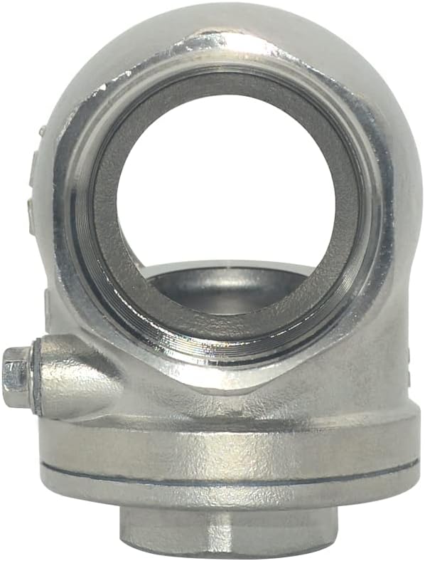 VARMHUS Stainless Steel SS316 Swing Check Valve,NPT Female x Female Thread,WOG 200 PSI PN16 CF8M (1-1/4")