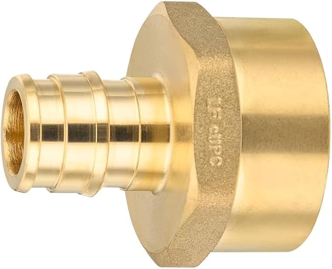 (Pack of 20) EFIELD Pex A Full Flow Expansion Brass Fittings 1/2" Pex x 3/4" Female NPT Adapter, ASTM F1960,(PEX1960031-20PCS)