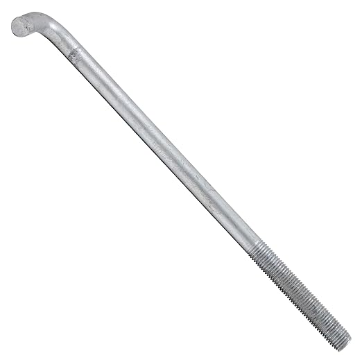1"-8 x 21" L-Bolt Concrete Anchor Bolt - Hot Dip Galvanized by Conquest Fasteners