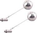 Stainless Steel Float Ball Valves - 1/2' NPT Male Thread Flow Control Float Sensor Valve Automatic Water Level Control For Tank Pond Water Tower (pack of 2)