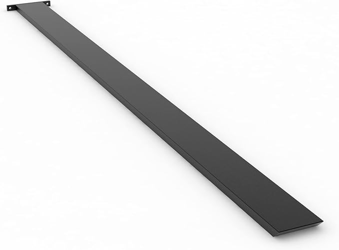 Iron Supports Hidden Island Countertop Support Bracket - Heavy Duty Brackets for Granite Countertops - Steel Kitchen Island Support Brackets (Matte Black - 44 Inch)
