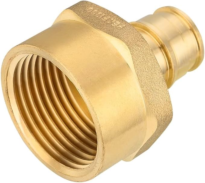(Pack of 20) EFIELD Pex A Full Flow Expansion Brass Fittings 1/2" Pex x 3/4" Female NPT Adapter, ASTM F1960,(PEX1960031-20PCS)