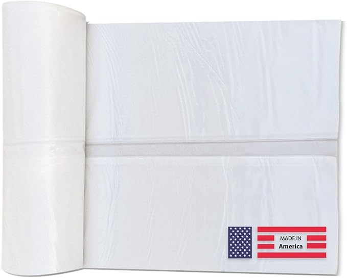 6 Mil Clear Vapor Barrier – Polyethylene Visqueen (USA Made) - Sandbaggy (20 ft x 50 ft, 1)