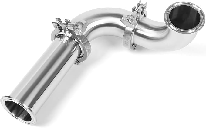 Elbow 1.5" Tri Clamp Elbow 90 Degree Pipe Fitting 38mm Pipe OD Sanitary Fitting Stainless Steel 304