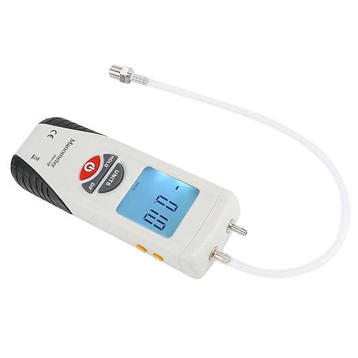 Digital Manometer, HT-1890 Handheld Differential Pressure Gauges with 11 Selectable Units Portable Air Pressure Meter for Testing