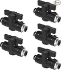 5/32(4mm) Push To Connect Valves,5/32(4mm) Air Valve Pneumatic Quick Push To Connects Fittings,Throttle Flow Speed Control