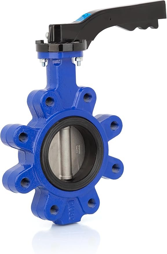 UNOX (DN125) 5 inch Lug Type Butterfly Valve – AISI304 Stainless Steel Disc, EPDM Gasket, PN16 Pressure – Industrial Grade Flow Control Valve - Durable Construction