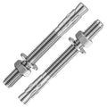 30Pcs 1/2x5-1/2 Inch Standard Fasteners for Heavy-Duty 304 Stainless Steel Wedge Anchors for Cement and Concrete