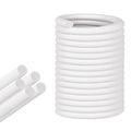 ToLanbbt Backer Rod EPDM Rubber 1/2" Diameter x 20' Length Caulk Saver Door Window Weather Stripping Seal for Concrete Filling Joints and Gaps (White)