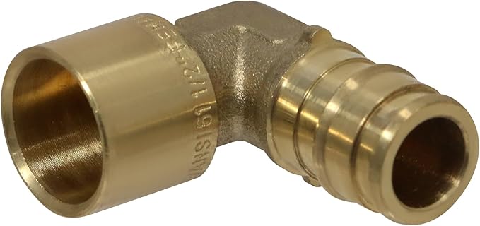 XFITTING Pex A 1/2 Inch x 1/2 Inch Male Elbow Sweat, 30-1-3=2XX, 2 Pieces