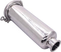 DERNORD 2 Inch Tri-Clamp Filter - SS304 Sanitary Fittings Inline Straight Strainer with 100 Mesh Stainless Steel Screen