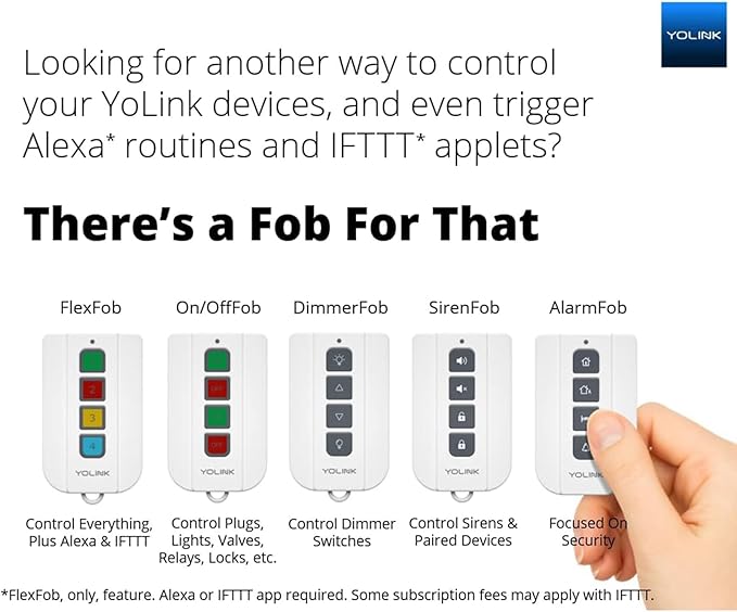 YoLink Wireless Smart Valve Control Kit, NSF Certified 1/2" Stainless Steel Motorized Valve, Wireless Controller 2, LoRa Long Range, D2D Offline with Leak Sensors, 2 Years Battery Backup