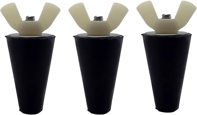 #1-5 Universal Rubber Winter Plug for 1/2 inch to 1 inch Holes - Tapered Variety Multipurpose LHTP15 (3)