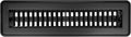 Floor Register Vents 2x14 Inch, Heavy Duty Walkable Floor Vent Covers 2x14 for Home Floor Sidewall Office or Ceiling Vent, Adjustable Premium Finish Steel Floor Vent Cover 1 Pcs, Black