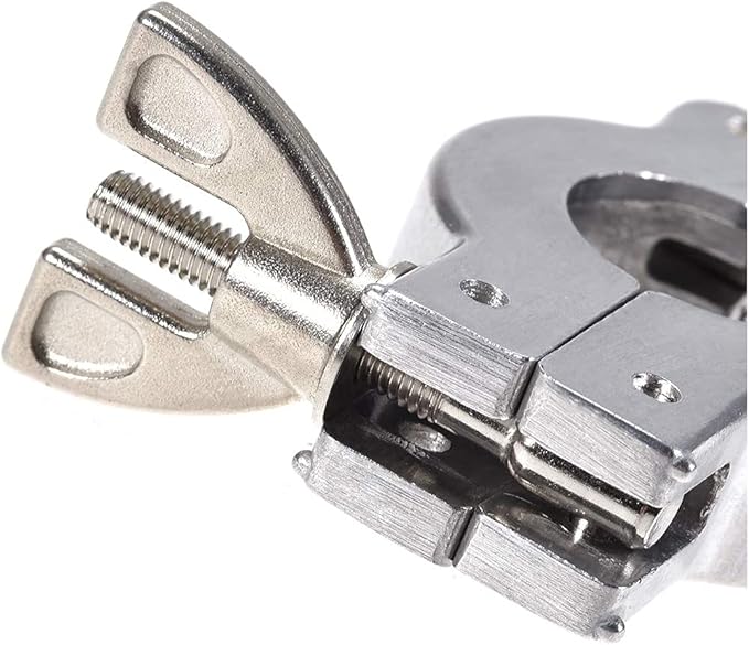 SHERICH KF50 Flange Size NW-50 Aluminum Wing Nut Clamp with O-shaped Aluminum Core Ring Fluororubber Ring Kit, Vacuum Connector (KF-50)