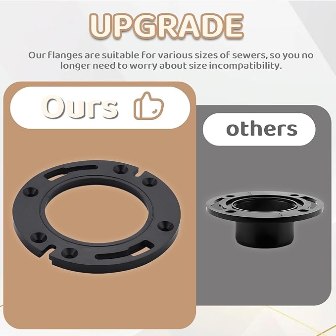 Toilet Repair Kit with Extra Thick Wax Ring,Toilet Flange Repair Kit Include Mounting Hardware Fits 3-inch or 4-inch Waste Lines for Toilets Install and Leaking Toilet Wax Ring Replacement