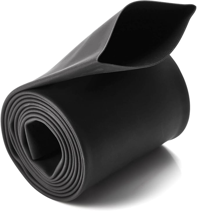 Chanzon 2:1 Ratio 1" (25mm) Heat Shrink Tubing 3.3Ft Roll (1M Total Length) Black Polyolefin Sleeving Wrap Shrinking 2 to 1 1pcs