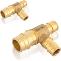 40-Pack HeSun PEX-A Fitting, 3/4"x1/2"x1/2" Expansion Tee, PEX Expansion Fitting Tee, ASTM F1960(PEX1960047-40)