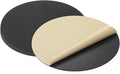 PATIKIL 10.2 Inch Diameter Lamp Base Felt 5Pack 2mm Thick Foam Adhesive Non-Slip EVA Protection Pad Mat for Lamp Furniture DIY Craft, Black