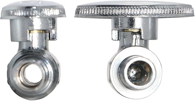 XFITTING 1/2 Inch Pex Mini Straight Ball Valve, Full Port, 1/4 Turn, Brass, 24-1-1=2X, 2 Pieces