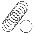 10-Pcak Nitrile Rubber O-Rings, 117mm ID, 125mm OD, 4mm Width, Metric Sealing Washer Gasket for Automotive Machine Plumbing/Faucet/Air or Gas Connections, Resists Oil and Heat
