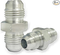 3/8" JIC Male x 3/8" JIC Male Hydraulic fitting, Carbon Steel SAE 37° Flare Pipe Adapter Tube Fitting Straight Connector