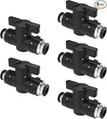 1/2 Push To Connect Valves,1/2 Air Valve Pneumatic Quick Push To Connects Fittings,Throttle Flow Speed Control