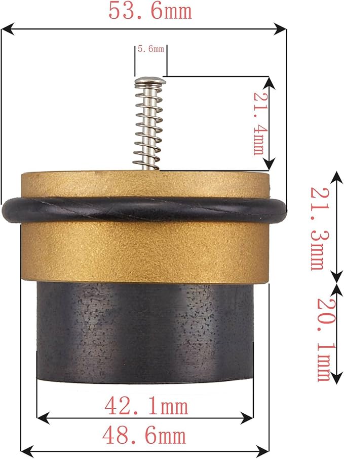 Internal Backwater Valve,2-F 2" Float Model Flood-Guard for 2-inch Flood Drains,Drain Backflow Preventer for Sewer Flood Protection
