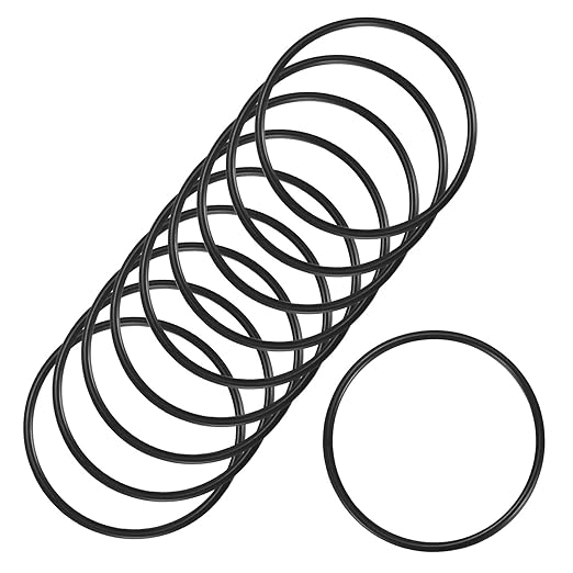 10-Pcak Nitrile Rubber O-Rings, 77mm ID, 85mm OD, 4mm Width, Metric Sealing Washer Gasket for Automotive Machine Plumbing/Faucet/Air or Gas Connections, Resists Oil and Heat