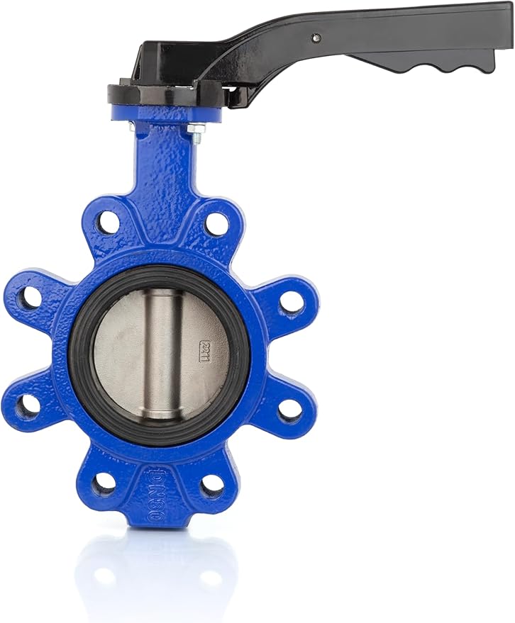 UNOX (DN125) 5 inch Lug Type Butterfly Valve – AISI304 Stainless Steel Disc, EPDM Gasket, PN16 Pressure – Industrial Grade Flow Control Valve - Durable Construction