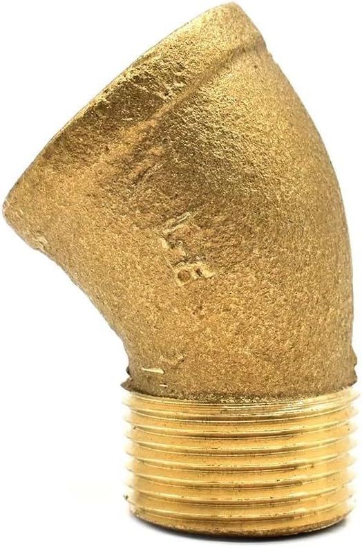 Replacement 3/4 Inch 45 Degree Brass Street Elbow Fitting for Thrifco Plumbing 5317051