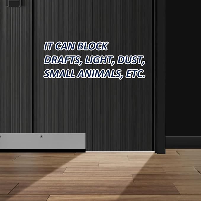 1" x 36" White Aluminum Storm Door Sweep Replacement Weatherproof Bottom Seal for Security Doors (2, Black)