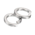 uxcell 15 Pcs Spring Lock Washer, M12 Split Lock Washer Assortment 316 Stainless Steel Lock Washers for Screws Bolts Nuts, Silver