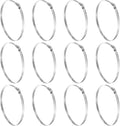 HARFINGTON 12 Pcs Hose Clamp 7-5/8"-8-1/2" (194-216mm) 304 Stainless Steel Adjustable Worm Gear Hose Clamp Assortment Kit for Fuel Line Pipe Plumbing Automotive Tube Mechanical
