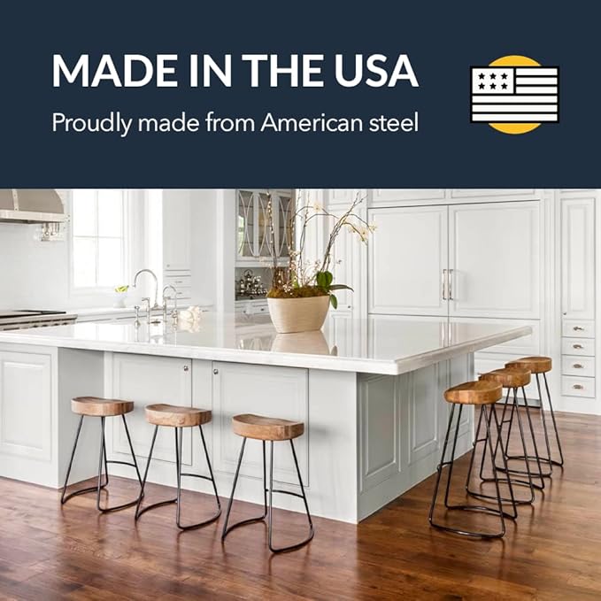 IRONSUPPORTS.COM Iron Supports Hidden Island Countertop Support Bracket - Heavy Duty Brackets for Granite Countertops Steel Kitchen (Matte Black 26 Inch)