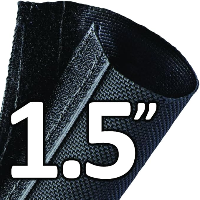 Electriduct 1.5 Inch HVAC Protective Sleeve Wrap Around Existing Foam Insulation UV Weather Resistant Outdoor Pipe Protection Cover for Heat Pump A/C Air Conditioning Copper Line Sets - 150 Feet