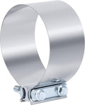 7 Inch Exhaust Clamp,7 Inch Butt Joint Exhaust Muffler Pipe Band Clamp Sleeve Coupler Stainless Steel(1PCS)