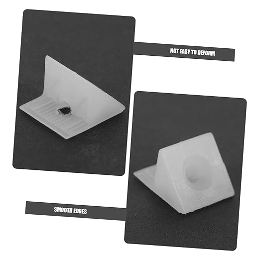 Plastic Drywall Repair Clips Self-Tapping Screws 50 Sets for Easy Installation on Walls and Cabinets for Masonry and Wooden Surfaces