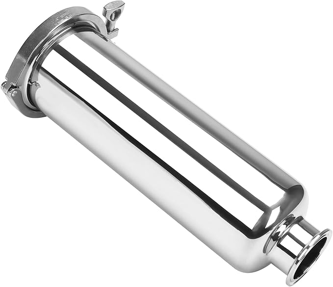 DERNORD 2 Inch Tri-Clamp Filter - Sanitary Fittings Inline Straight Strainer SS304 with 30 Mesh Stainless Steel Screen