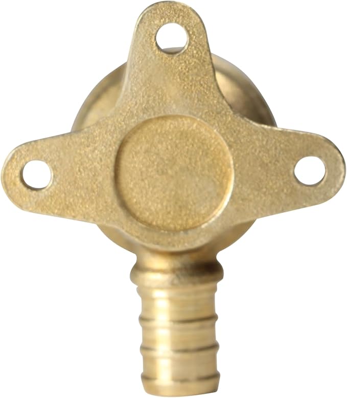 XFITTING 1/2 Inch Pex x 3/4 Inch Female NPT Drop Ear Elbow, 5 Pieces