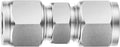 ChillWaves 304 Stainless Steel Compression Tube Fitting, 1" OD x 1" OD Compression Union Connector(1-PACK)