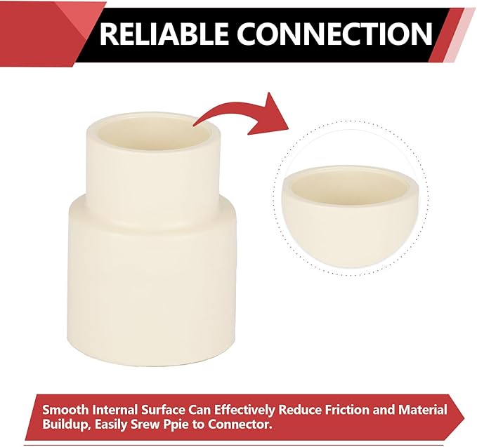 (30 Pieces) EFIELD 1" x 3/4" CPVC Pipe Fittings, Slip x Slip (Socket) Coupling, For Hot and Cold Water Plumbing,(CPVC029-10-30PCS)