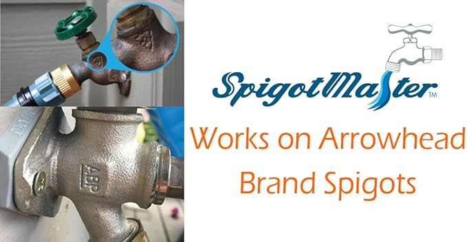 ~ SM01 Vacuum Breaker Adapter~ Turns an Arrowhead Anti-Siphon Hose Bib Into a Straight Through Connection. Replaces 1019-a-486BFP & Fits: 482BFP(1, SM01)