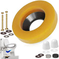 NEEXAN Toilet Wax Ring Replacement Kit with Hardware, Universal Wax Ring Kit for Toilet, Fits 3-inch and 4-inch Drain Pipes for a Tight, Leak-Proof Toilet Wax Ring