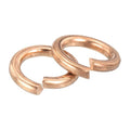 uxcell 50 Pcs Spring Lock Washer, M6 Split Lock Washer Assortment Copper Lock Washers for Screws Bolts Nuts